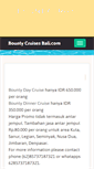 Mobile Screenshot of bountycruisesbali.com